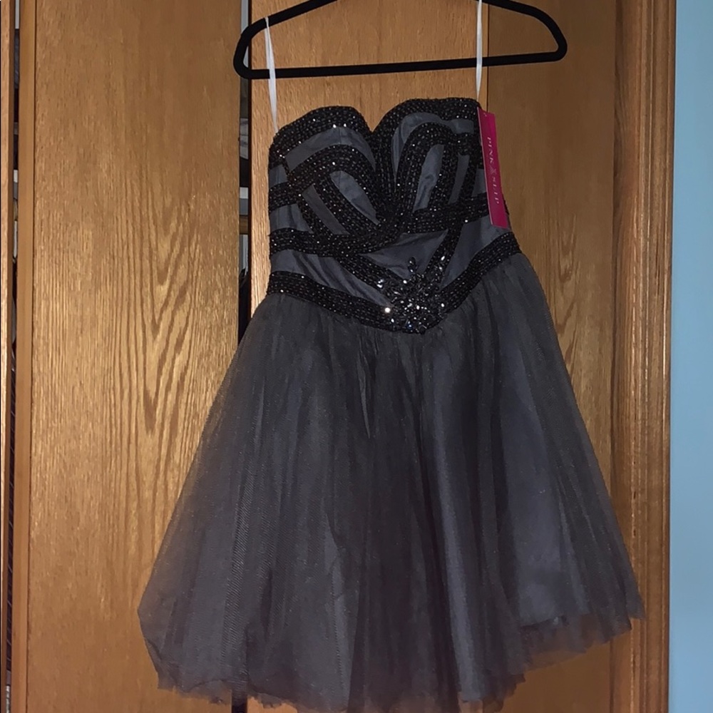 Beautiful Brand New Fancy Grey Dress